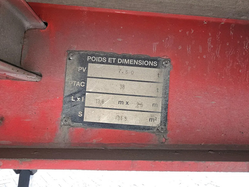 Полуприцеп-фургон Fruehauf 2000KG DHollandia - Lifting axle - sliding door: фото 9