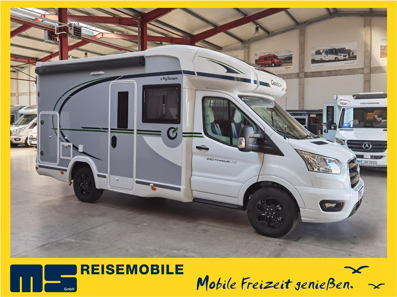 Chausson 650 TITANIUM / -2026- / 165PS-8G. / AHK/ HUBBETT - Полуинтегрированный автодом: фото 1 Chausson 650 TITANIUM / -2026- / 165PS-8G. / AHK/ HUBBETT - Полуинтегрированный автодом: фото 1