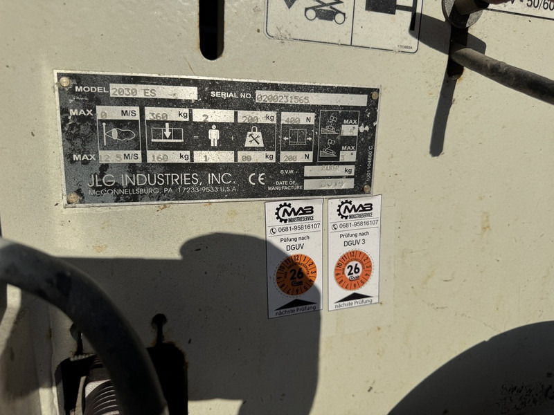 Ножничный подъемник JLG 2030ES Schaarhoogwerker / Scissor lift 8Meter Werkhoogte 2014 Elektrisch: фото 10