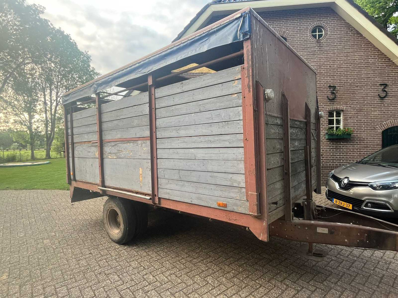 1980 Livestock trailer - Прицеп для перевозки животных: фото 1 1980 Livestock trailer - Прицеп для перевозки животных: фото 1