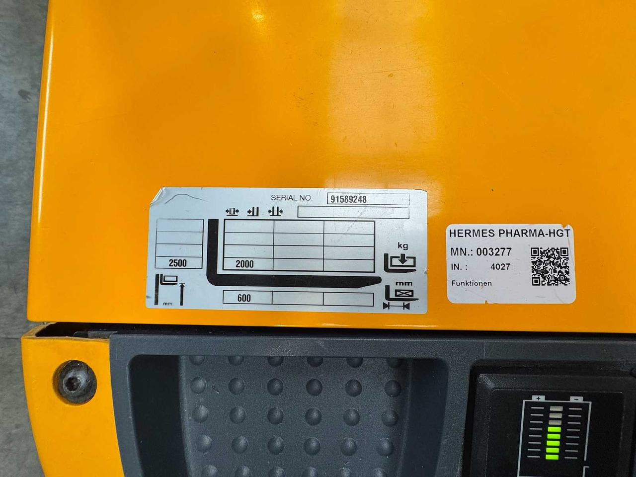 Вилочный погрузчик 2015 JUNGHEINRICH EJC220 2,000KG STACKER PALLET TRUCK ANT FREE LIFT: фото 16