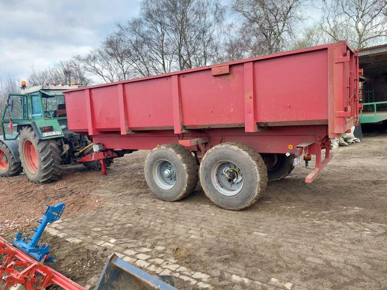 Dump trailer - double axle - hydraulic - heavy duty - Сельскохозяйственный прицеп-самосвал: фото 1 Dump trailer - double axle - hydraulic - heavy duty - Сельскохозяйственный прицеп-самосвал: фото 1