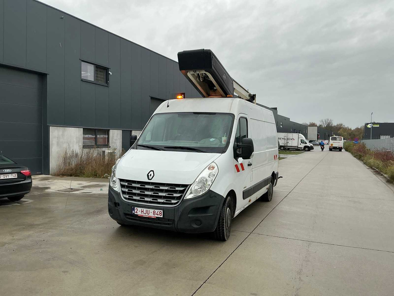2013 RENAULT MASTER LIGHT TRUCK WITH AERIAL WORK PLATFORM - Фургон: фото 1 2013 RENAULT MASTER LIGHT TRUCK WITH AERIAL WORK PLATFORM - Фургон: фото 1