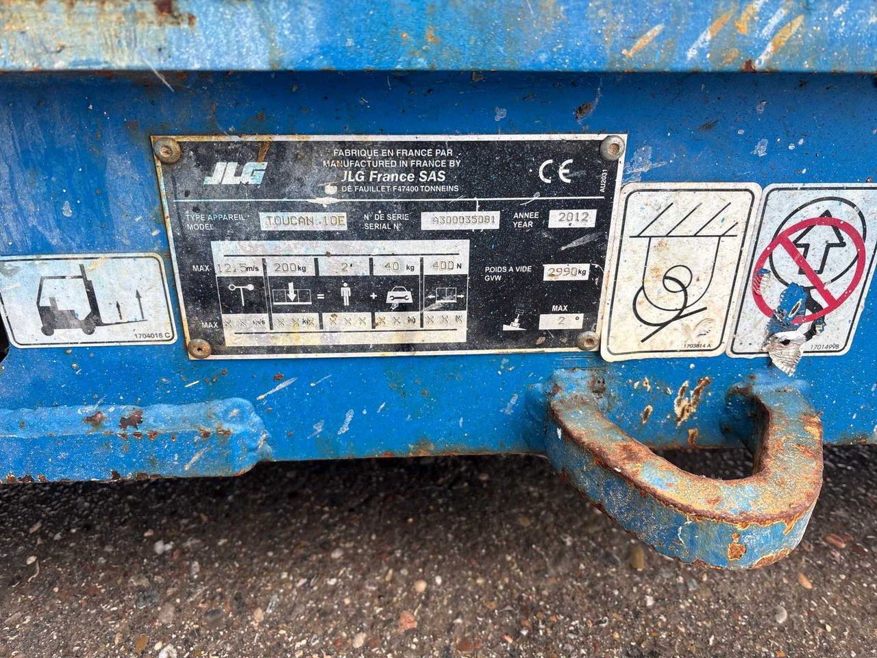 Подъёмник JLG - TOUCAN 10E - 2012 - 10M AERIAL WORK PLATFORM - WORK PLATFORM - LIFTING PLATFORM: фото 7