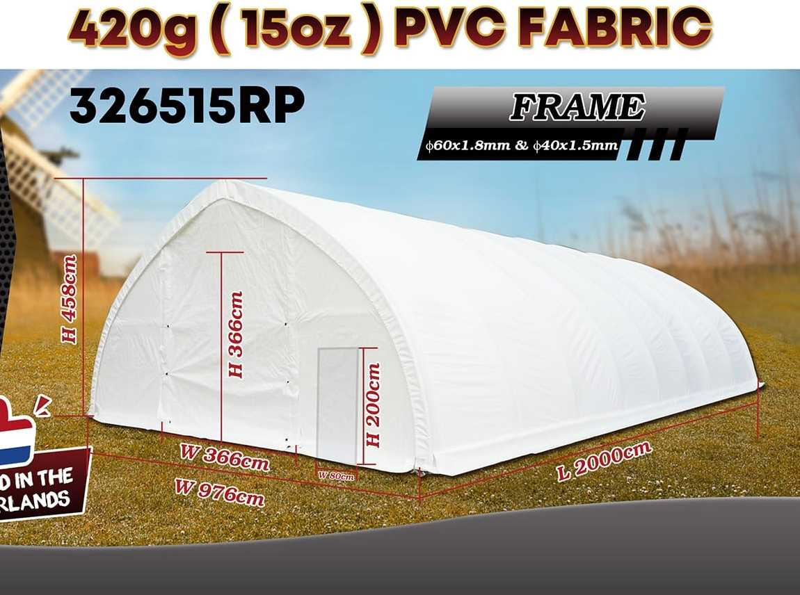 Rhino-Cross-Shelter 326515RP - 20x9,76x4,58 m - Резервуар для хранения: фото 2 Rhino-Cross-Shelter 326515RP - 20x9,76x4,58 m - Резервуар для хранения: фото 2