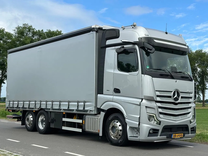 Mercedes-Benz Actros ACTROS 2545LL EURO6. 2021. Schuifzeil Bakwagen met Laadklep. - Тентованный грузовик: фото 5 Mercedes-Benz Actros ACTROS 2545LL EURO6. 2021. Schuifzeil Bakwagen met Laadklep. - Тентованный грузовик: фото 5