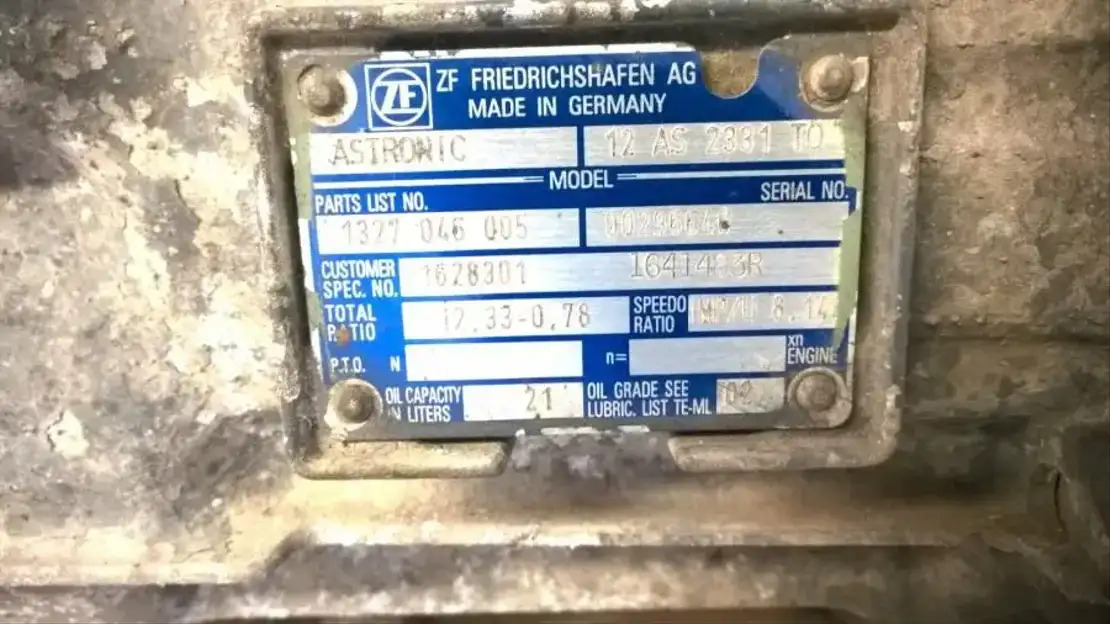 DAF Versnellingsbak 12AS 2331 TO - Коробка передач и запчасти для Грузовиков: фото 4 DAF Versnellingsbak 12AS 2331 TO - Коробка передач и запчасти для Грузовиков: фото 4