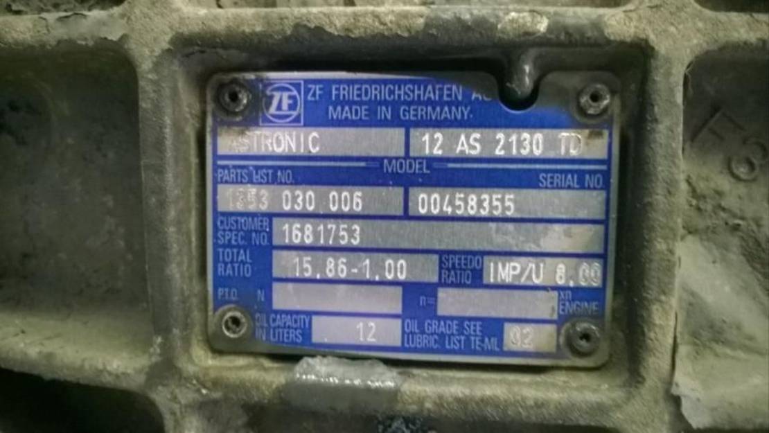 DAF Versnellingsbakbak 12 AS 2130 TD - Коробка передач для Грузовиков: фото 4 DAF Versnellingsbakbak 12 AS 2130 TD - Коробка передач для Грузовиков: фото 4