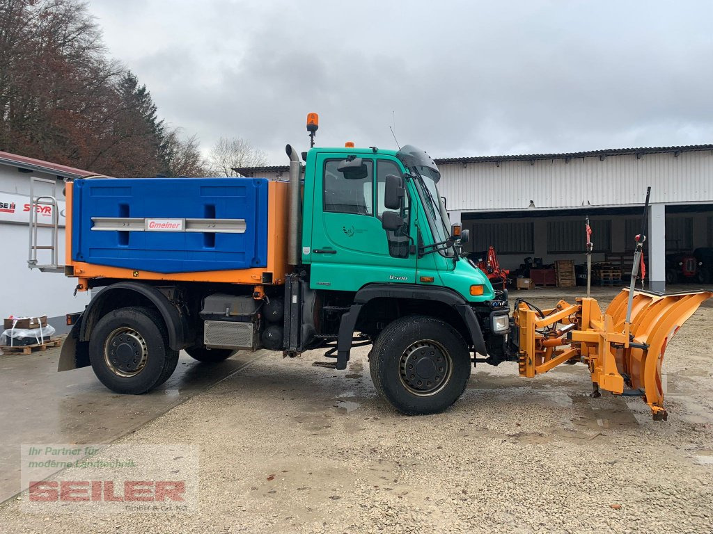 Mercedes-Benz Unimog U 500 + Salzstreuer + Schneeschild - Снегоуборочная машина: фото 2 Mercedes-Benz Unimog U 500 + Salzstreuer + Schneeschild - Снегоуборочная машина: фото 2