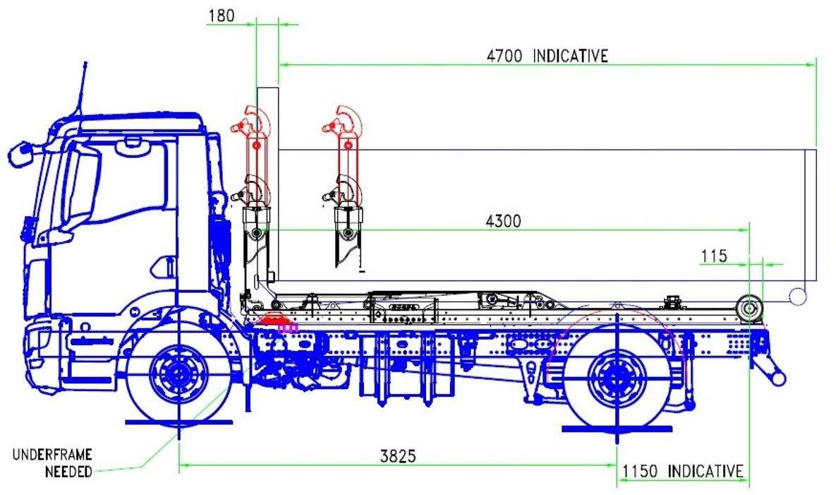 MAN TGM 15.250 Abrollkipper hydr. Haken 900-1570mm - Крюковой мультилифт: фото 2 MAN TGM 15.250 Abrollkipper hydr. Haken 900-1570mm - Крюковой мультилифт: фото 2