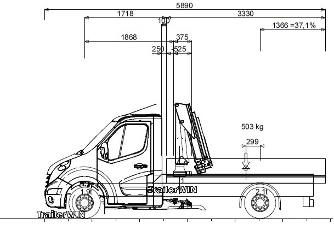RENAULT Master L2H1 (neues Mod.) Alupritsche m. Kran - Малотоннажный бортовой грузовик: фото 3 RENAULT Master L2H1 (neues Mod.) Alupritsche m. Kran - Малотоннажный бортовой грузовик: фото 3