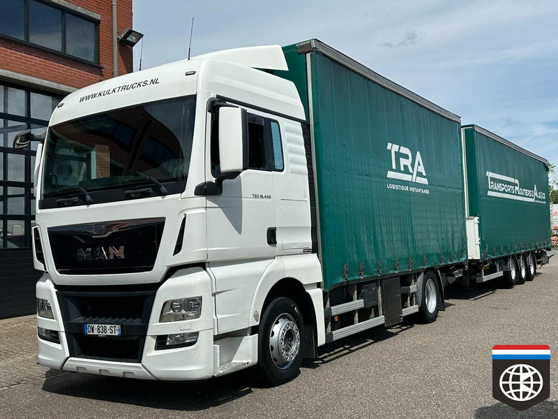 MAN TGX 18 440 NIGHT A/C - RETARDER - COMBI FREUHAUF - Тентованный грузовик: фото 2 MAN TGX 18 440 NIGHT A/C - RETARDER - COMBI FREUHAUF - Тентованный грузовик: фото 2