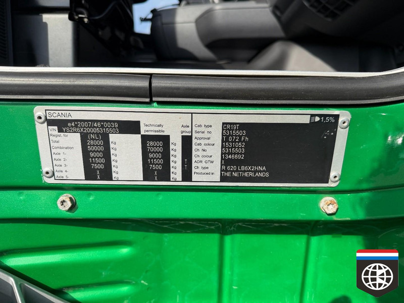 Крюковой мультилифт Scania R620 25 T HOOKLIFT / HOLLAND TRUCK / HOOK-CRANE HYDRAULIC: фото 20 Крюковой мультилифт Scania R620 25 T HOOKLIFT / HOLLAND TRUCK / HOOK-CRANE HYDRAULIC: фото 20