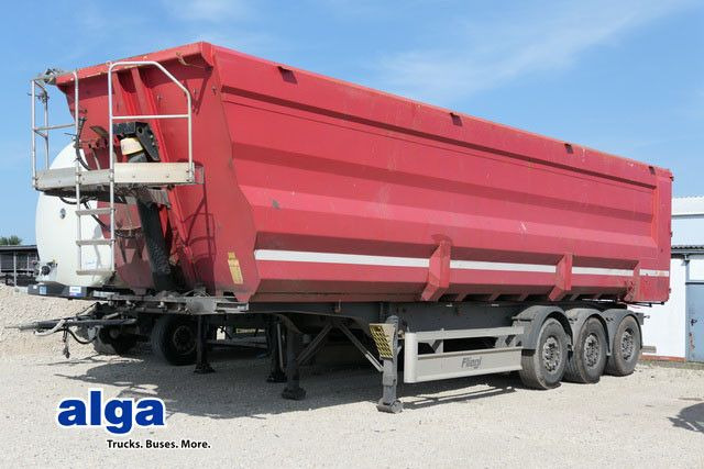 Fliegl DHKA 350, Stahl, 60m³, Luft-Lift, Schrottmulde - Самосвальный полуприцеп: фото 1 Fliegl DHKA 350, Stahl, 60m³, Luft-Lift, Schrottmulde - Самосвальный полуприцеп: фото 1