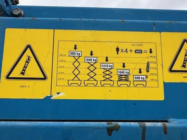 Ножничный подъемник Genie GS 5390, Scherenbühne, Allrad, Gelände, 18m, TOP: фото 13