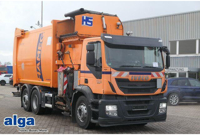 Iveco AD260SY/PS, Terberg, Seitenlader, 30m³, 140tkm - Мусоровоз: фото 1 Iveco AD260SY/PS, Terberg, Seitenlader, 30m³, 140tkm - Мусоровоз: фото 1