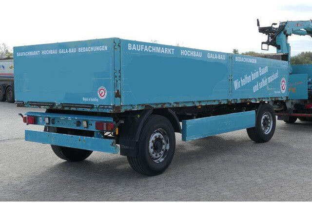 Krone AZP 18, Baustoff, BPW, 7.200mm lang, Scheibe - Прицеп бортовой/ Платформа: фото 4 Krone AZP 18, Baustoff, BPW, 7.200mm lang, Scheibe - Прицеп бортовой/ Платформа: фото 4