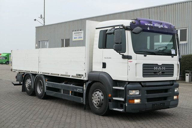 MAN 26.360 TGA LL 6x2, Vollluft, Klima, 3. Sitz, AHK - Грузовик бортовой/ Платформа: фото 2 MAN 26.360 TGA LL 6x2, Vollluft, Klima, 3. Sitz, AHK - Грузовик бортовой/ Платформа: фото 2
