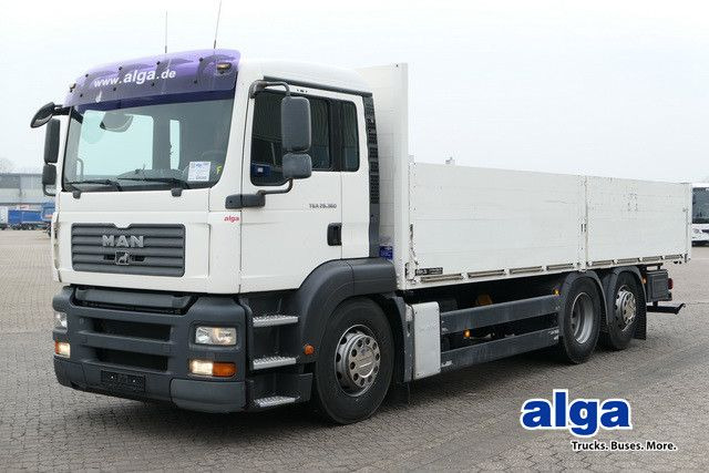 MAN 26.360 TGA LL 6x2, Vollluft, Klima, 3. Sitz, AHK - Грузовик бортовой/ Платформа: фото 1 MAN 26.360 TGA LL 6x2, Vollluft, Klima, 3. Sitz, AHK - Грузовик бортовой/ Платформа: фото 1