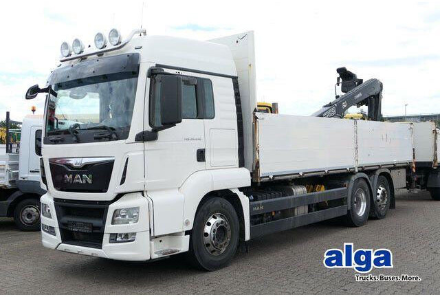 MAN 26.440 TGS LL 6x2, Kran Fassi F195AS.22, AHK, AC - Грузовик бортовой/ Платформа: фото 1 MAN 26.440 TGS LL 6x2, Kran Fassi F195AS.22, AHK, AC - Грузовик бортовой/ Платформа: фото 1