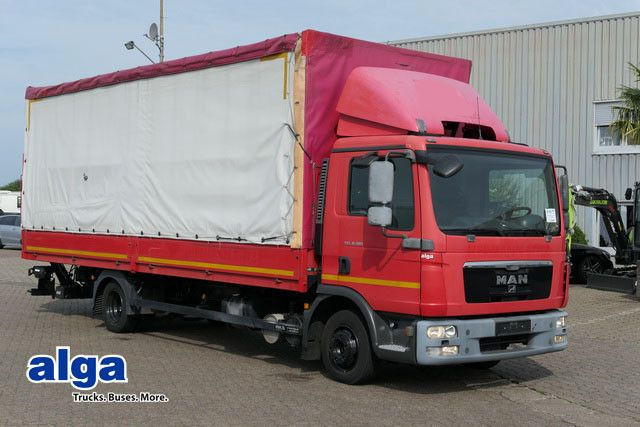 MAN TGL 8.180/LBW/Schiebeverdeck/Automatik - Тентованный фургон: фото 1 MAN TGL 8.180/LBW/Schiebeverdeck/Automatik - Тентованный фургон: фото 1