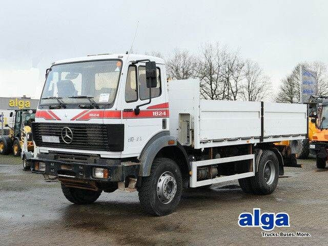 Mercedes-Benz 1824 AK 4x4, Allrad, AHK, Blattfederung, 168tkm - Грузовик бортовой/ Платформа: фото 1 Mercedes-Benz 1824 AK 4x4, Allrad, AHK, Blattfederung, 168tkm - Грузовик бортовой/ Платформа: фото 1