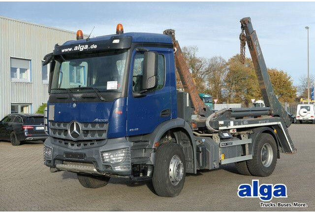 Mercedes-Benz 1832 K Arocs 4x2, Hiab SLT 140, teleskop., Klima - Тросовый мультилифт: фото 1 Mercedes-Benz 1832 K Arocs 4x2, Hiab SLT 140, teleskop., Klima - Тросовый мультилифт: фото 1