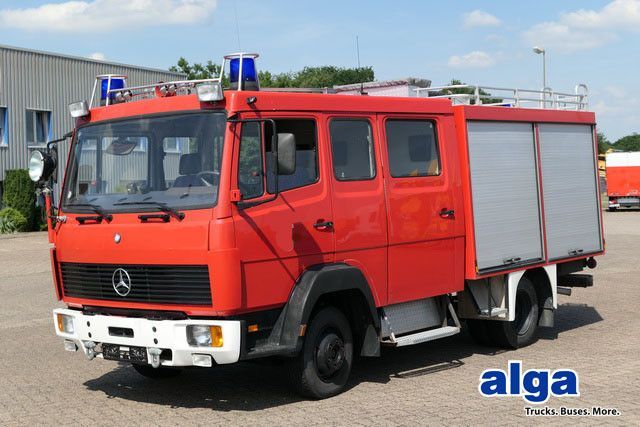 Mercedes-Benz 814 F/Feuerwehr/Pumpe/9 Sitze - Пожарная машина, Грузопассажирский фургон: фото 1 Mercedes-Benz 814 F/Feuerwehr/Pumpe/9 Sitze - Пожарная машина, Грузопассажирский фургон: фото 1