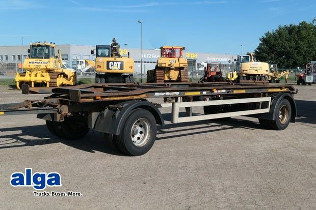 Müller-Mitteltal RA-T 18,0, Außenroller, Container, BPW, Behälter - Прицеп мультилифт/ Бункеровоз: фото 1 Müller-Mitteltal RA-T 18,0, Außenroller, Container, BPW, Behälter - Прицеп мультилифт/ Бункеровоз: фото 1