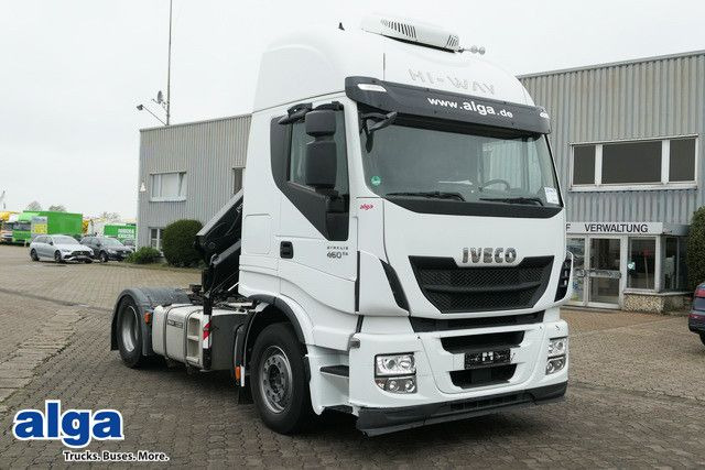 Iveco 460 Stralis 4x2, Kran HMF 1320K3, Hydr., Klima - Тягач: фото 2 Iveco 460 Stralis 4x2, Kran HMF 1320K3, Hydr., Klima - Тягач: фото 2