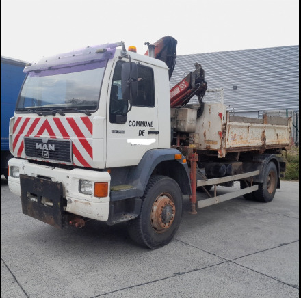 Camion municipal 4X4 avec grue et benne basculante MAN 19.264 - Самосвал, Автоманипулятор: фото 5 Camion municipal 4X4 avec grue et benne basculante MAN 19.264 - Самосвал, Автоманипулятор: фото 5