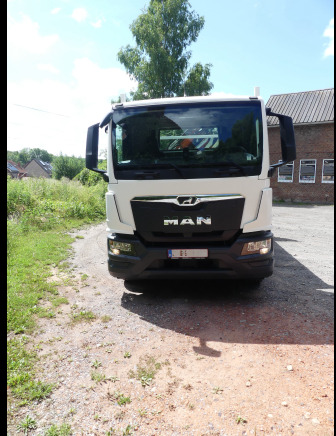 Camion plateau ridelle avec grue MAN TGM18,250 (2022-3.278 km) - Грузовик бортовой/ Платформа, Автоманипулятор: фото 2 Camion plateau ridelle avec grue MAN TGM18,250 (2022-3.278 km) - Грузовик бортовой/ Платформа, Автоманипулятор: фото 2