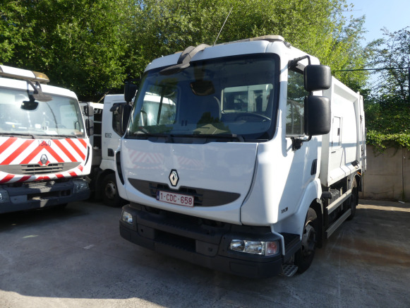 REF:1380 - Camion poubelle Renault Midlum 180DXI (2011-183.874 km) - Мусоровоз: фото 1 REF:1380 - Camion poubelle Renault Midlum 180DXI (2011-183.874 km) - Мусоровоз: фото 1
