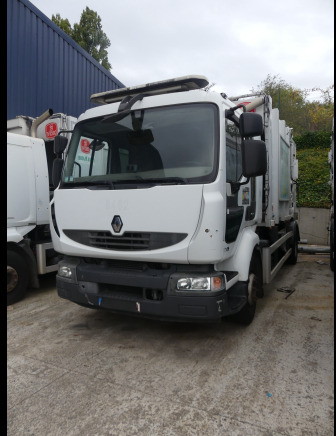 REF:8402 - Camion poubelle Renault Midlum (2013-147.276 km)(VIN:VF644AHL000007224) - Мусоровоз: фото 1 REF:8402 - Camion poubelle Renault Midlum (2013-147.276 km)(VIN:VF644AHL000007224) - Мусоровоз: фото 1