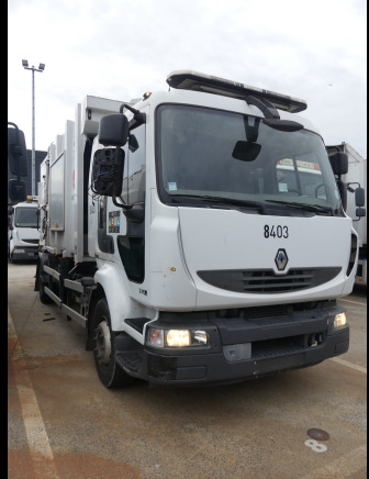 REF:8403 - Camion poubelle Renault Midlum (2013-160.268 km)(VIN:VF644AHL000007252) - Мусоровоз: фото 3 REF:8403 - Camion poubelle Renault Midlum (2013-160.268 km)(VIN:VF644AHL000007252) - Мусоровоз: фото 3