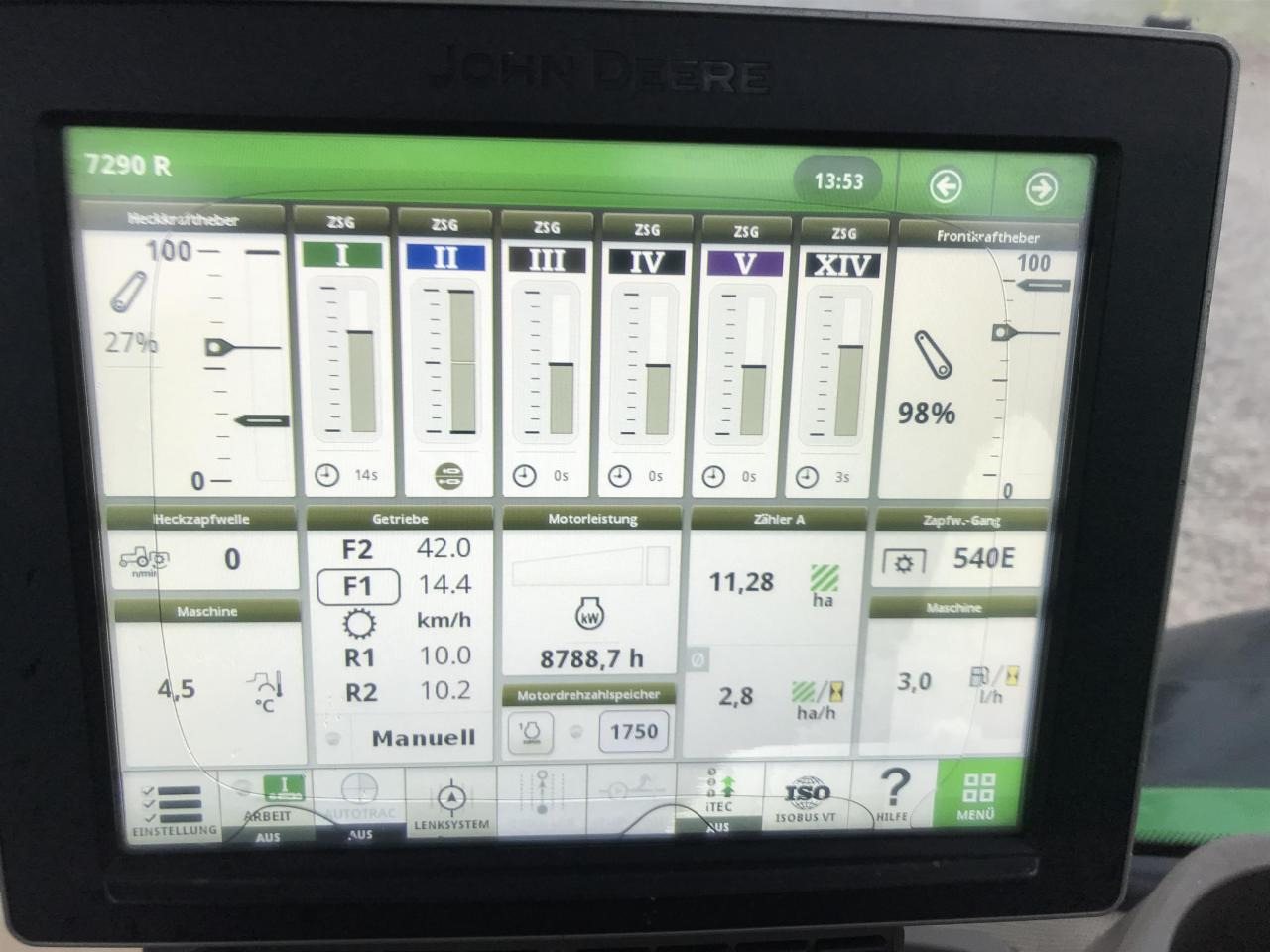 Трактор John Deere 7290R: фото 10 Трактор John Deere 7290R: фото 10