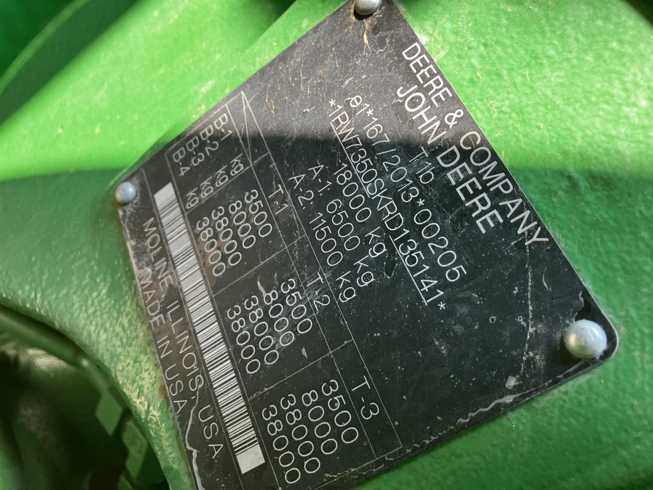 Трактор John Deere 7R 350: фото 14