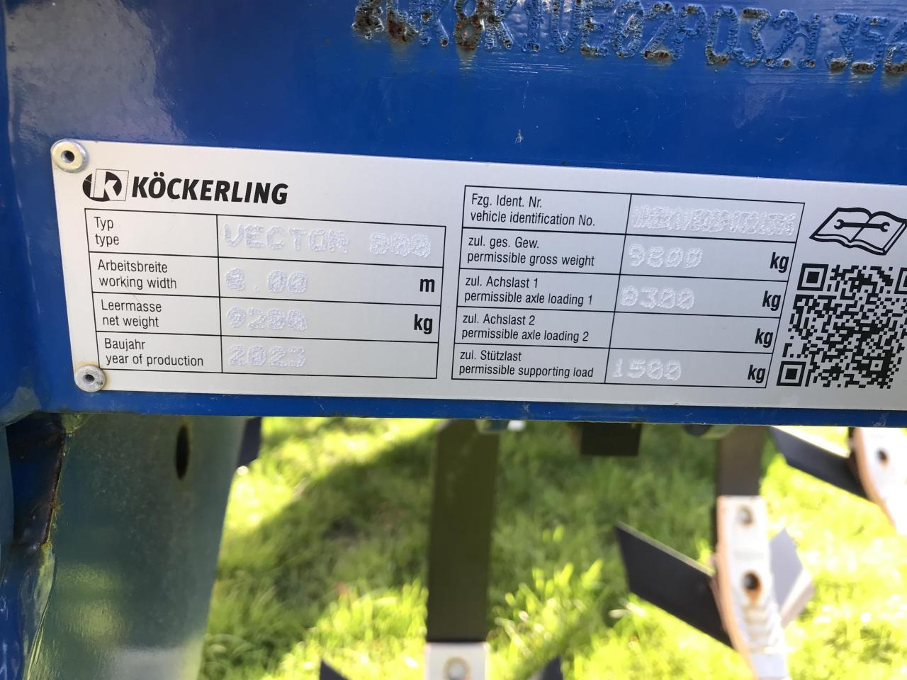 Köckerling Vector 800 - Культиватор: фото 2 Köckerling Vector 800 - Культиватор: фото 2