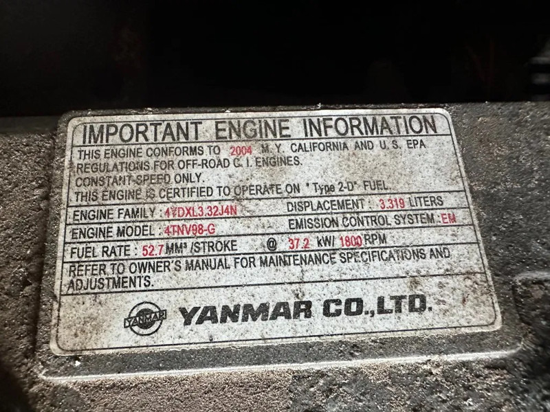 Электрогенератор Atlas-Copco QAS 38 Yanmar Mecc Alte Spa 40 kVA Silent generatorset: фото 12