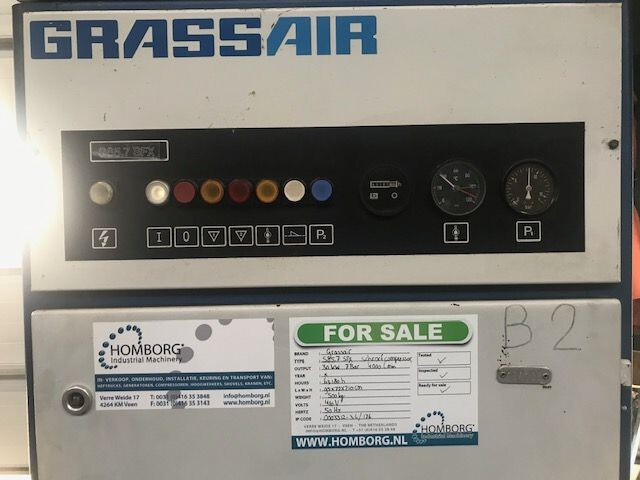 Grassair S85.7 SFX 30 kW 4000 L / min 7 bar Elektrische Schroefcompressor - Воздушный компрессор: фото 3 Grassair S85.7 SFX 30 kW 4000 L / min 7 bar Elektrische Schroefcompressor - Воздушный компрессор: фото 3