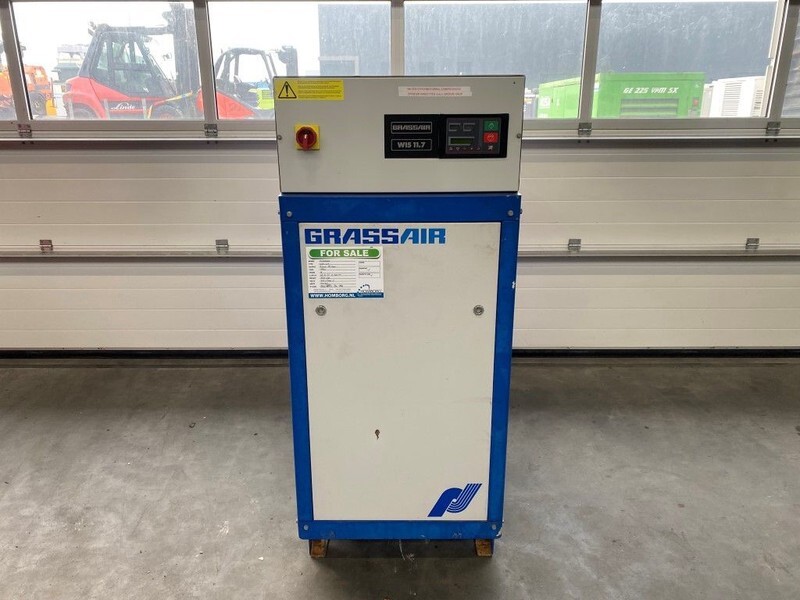 Grassair WIS 11.7 Silent 4 kW 550 L / min 12 Bar Schroefcompressor - Воздушный компрессор: фото 1 Grassair WIS 11.7 Silent 4 kW 550 L / min 12 Bar Schroefcompressor - Воздушный компрессор: фото 1