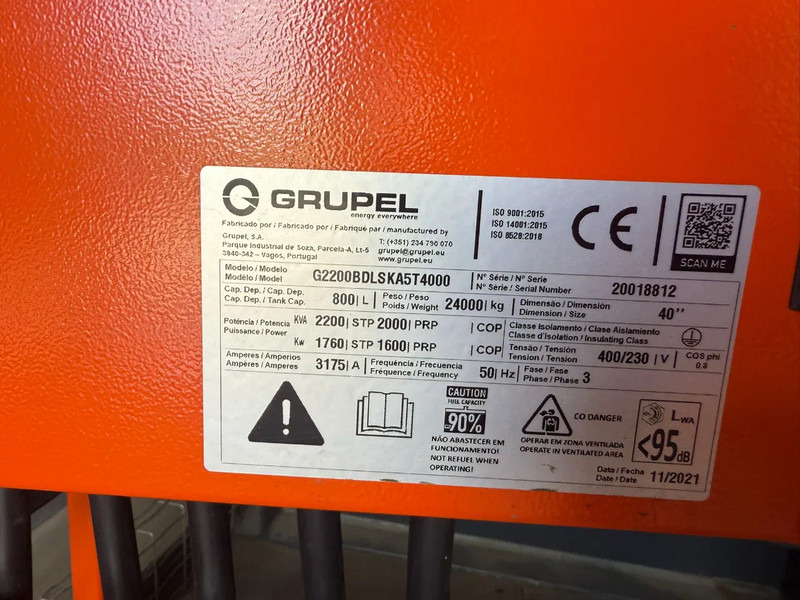 Grupel Baudouin 2200 kVA Silent generatorset in 40 ft container Overstock New ! - Электрогенератор: фото 3 Grupel Baudouin 2200 kVA Silent generatorset in 40 ft container Overstock New ! - Электрогенератор: фото 3