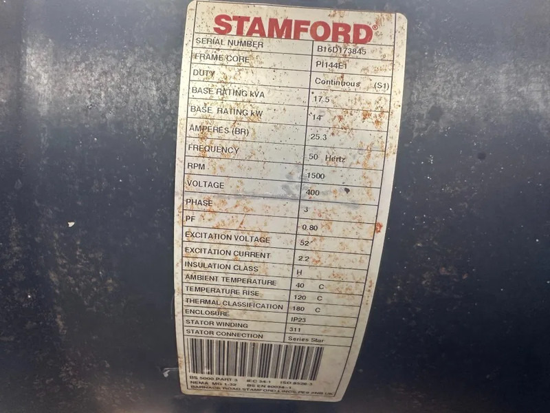 Электрогенератор Hatz 2M41 Stamford 17.5 kVA generatorset: фото 6