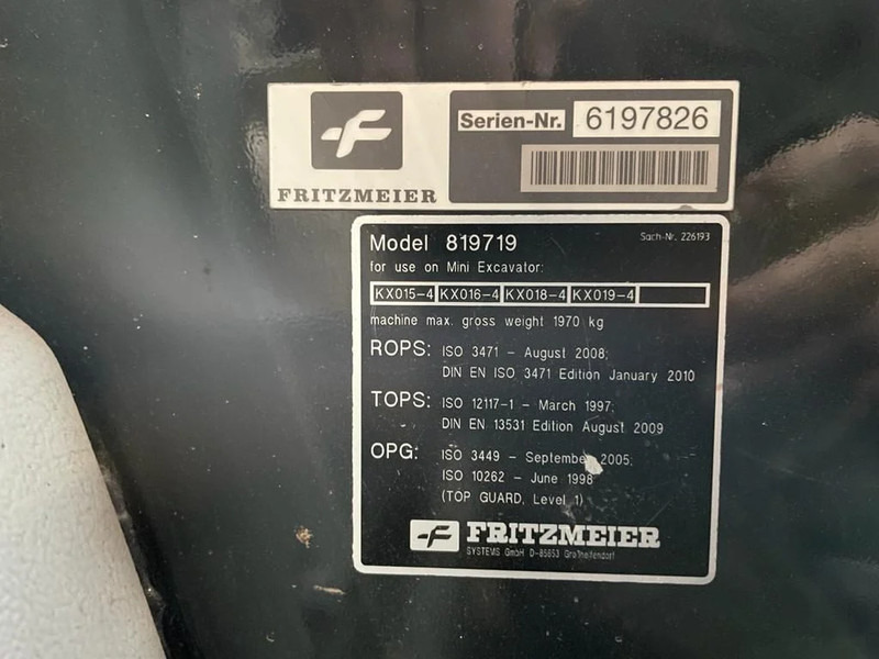 Kubota KX019-4 Mini Graver Rups Graafmachine Diesel as New ! - Мини-экскаватор: фото 4 Kubota KX019-4 Mini Graver Rups Graafmachine Diesel as New ! - Мини-экскаватор: фото 4