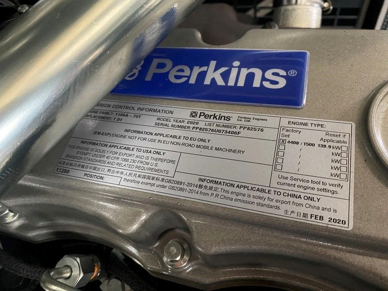Perkins 1106A-70TG1 Stamford 150 kVA Silent generatorset New ! - Электрогенератор: фото 4 Perkins 1106A-70TG1 Stamford 150 kVA Silent generatorset New ! - Электрогенератор: фото 4