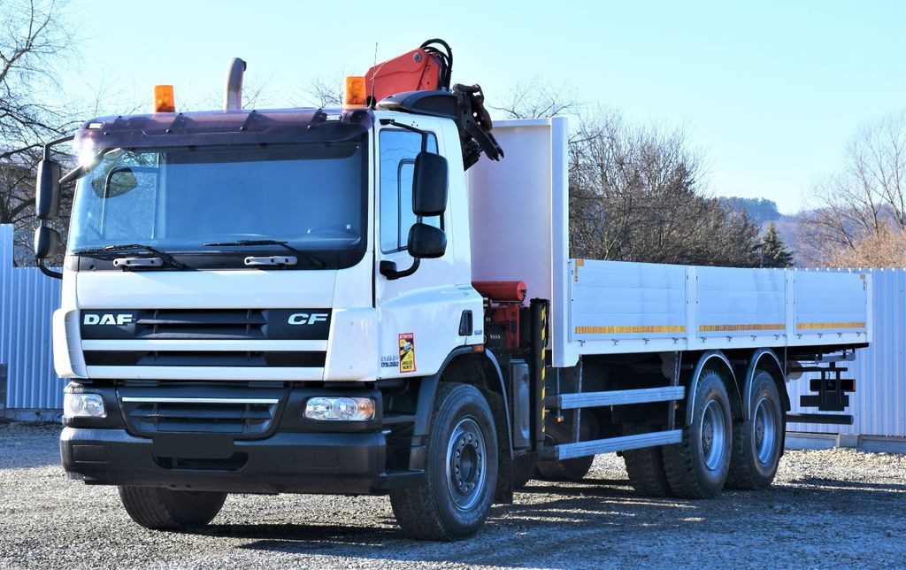 DAF CF 75.360 Pritsche 7,95 m + KRAN / FUNK * 6x4 - Автоманипулятор, Грузовик бортовой/ Платформа: фото 4 DAF CF 75.360 Pritsche 7,95 m + KRAN / FUNK * 6x4 - Автоманипулятор, Грузовик бортовой/ Платформа: фото 4