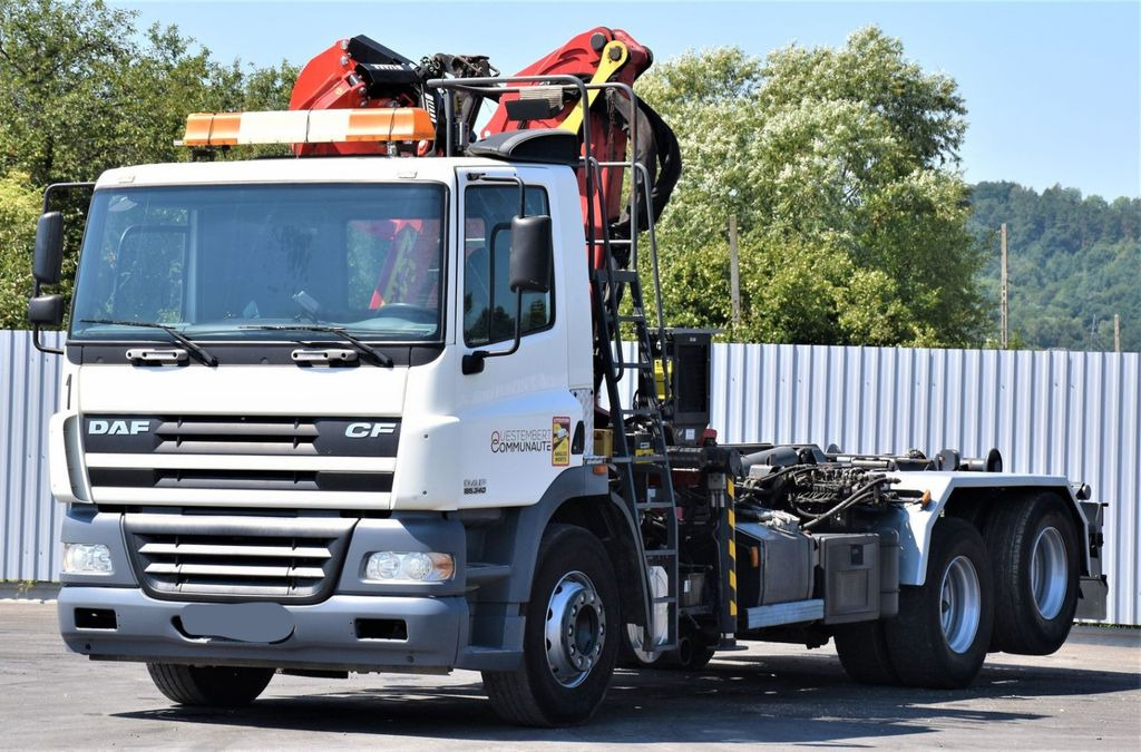 DAF CF 85.340 * ABROLLKIPPER + KRAN * TOP - Автоманипулятор, Крюковой мультилифт: фото 4 DAF CF 85.340 * ABROLLKIPPER + KRAN * TOP - Автоманипулятор, Крюковой мультилифт: фото 4