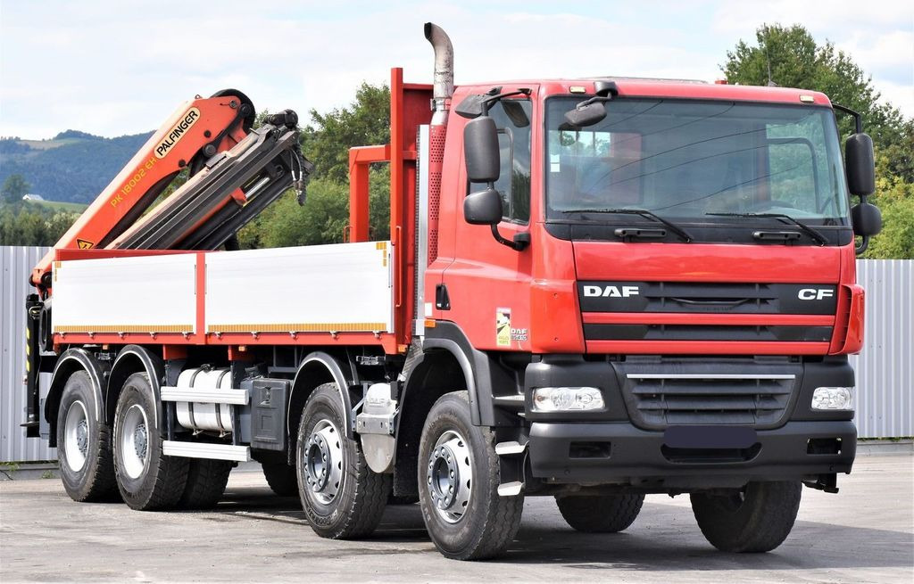 DAF CF 85.410 Pritsche 6,80m + KRAN / FUNK/8x4 - Автоманипулятор: фото 4 DAF CF 85.410 Pritsche 6,80m + KRAN / FUNK/8x4 - Автоманипулятор: фото 4