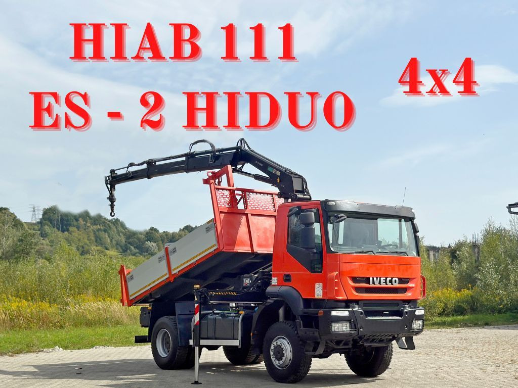 Iveco TRAKKER 190T36 * HIAB 111 ES-2 HIDUO * 4x4 * TOP - Автоманипулятор: фото 1 Iveco TRAKKER 190T36 * HIAB 111 ES-2 HIDUO * 4x4 * TOP - Автоманипулятор: фото 1