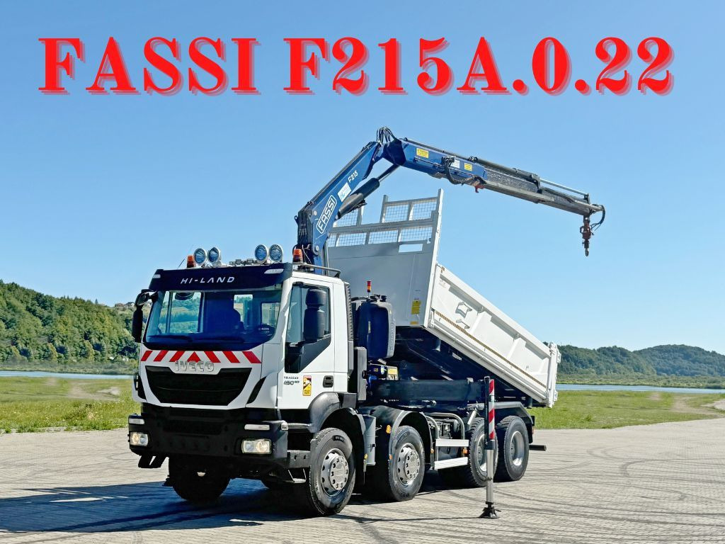 Iveco TRAKKER 450 * FASSI F215A.0.22 + FUNK / 8x4 *TOP - Автоманипулятор: фото 1 Iveco TRAKKER 450 * FASSI F215A.0.22 + FUNK / 8x4 *TOP - Автоманипулятор: фото 1